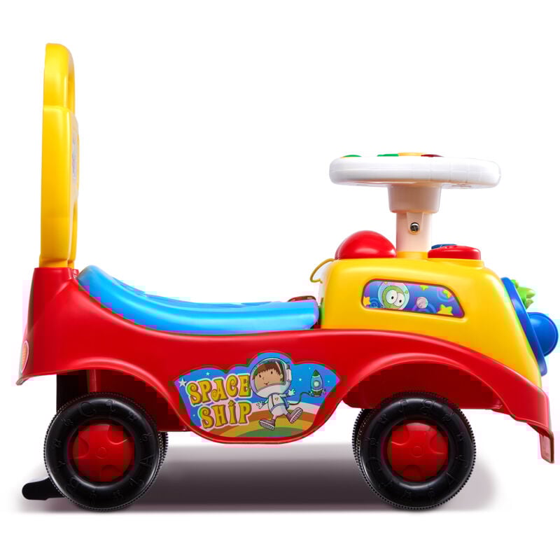 Mophorn - Voiture à pousser pour tout-petits de 1 à 3 ans, jouet amusant à chevaucher avec rangement