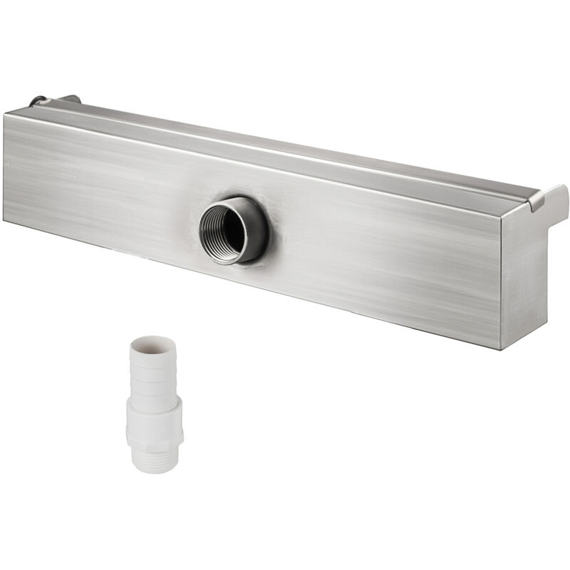 Waterfall Pool Fountain, 11.8x4.5x3.1 Inch, lame en acier inoxydable Cascade pour étang de baignade - Mophorn