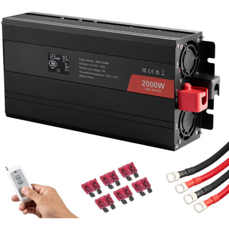 EDECOA Spannungswandler 1200w Wechselrichter 12v Auf 230v