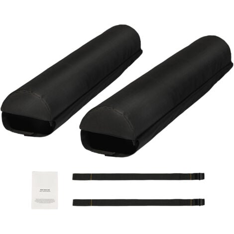 Mophorn Weiche Dachgepäckträgerpolster von, 28 Zoll, universell für verschiedene Querträger, 40 kg Tragkraft, 2 Gurte und Klettverschlüsse für Kajaks, Kanus, Snowboards, Paddleboards