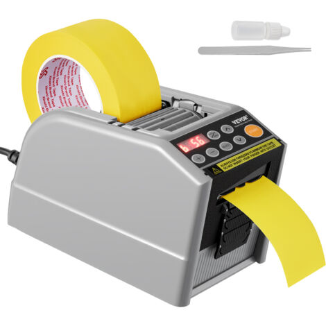 Mophorn Zcut-9 Automatischer Klebebandspender, elektrischer Klebebandschneider, Verpackungsmaschine für 6–60 mm Bandbreite
