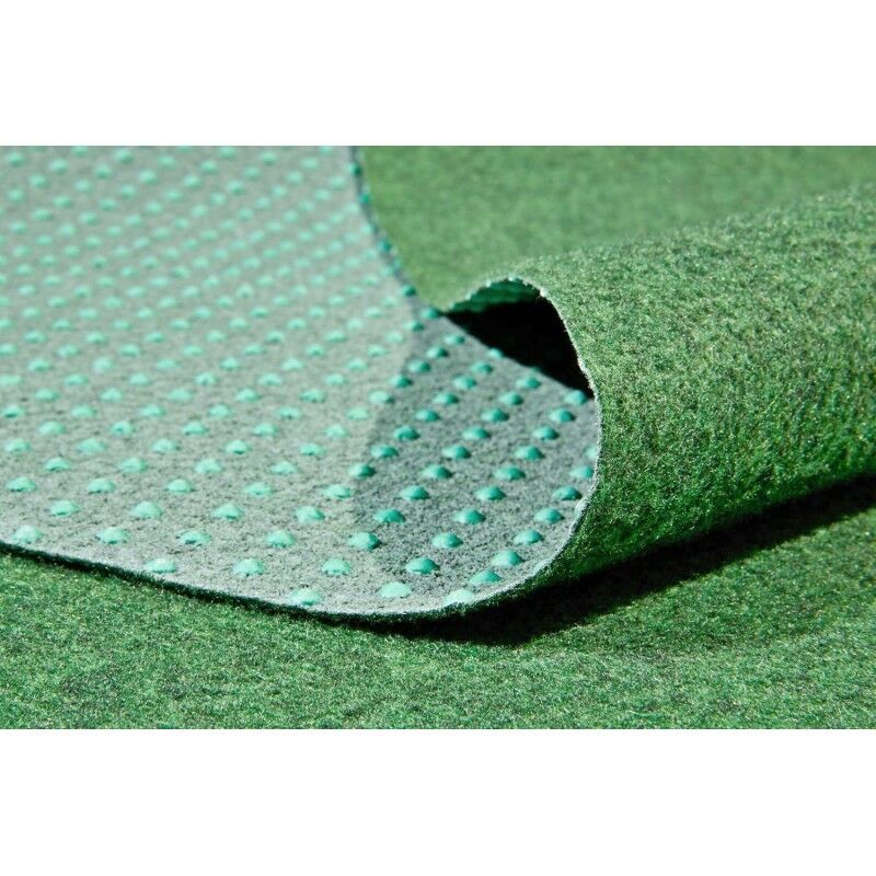 Moquette Couleur Gazon Vert d'extérieur ou d'intérieur Grand Choix de Dimensions Tapis Type Gazon Artificiel - 133x700cm - Vert.