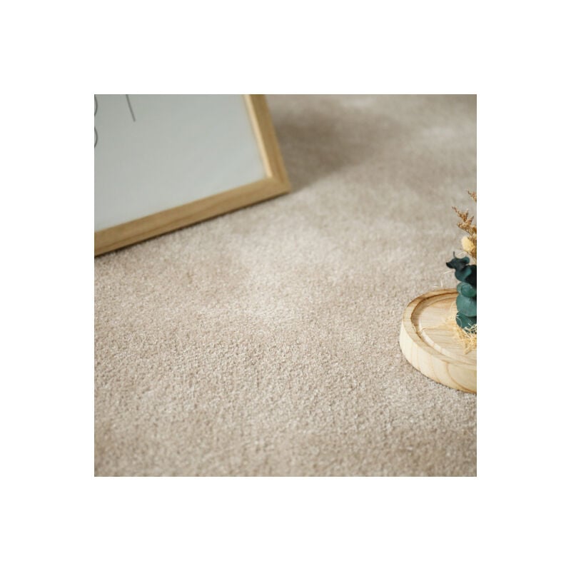 Décoweb - Moquette douce - Hypnose - Beige nude - Rouleau de 4m x 3m