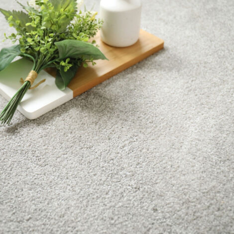 Moquette douce poils longs - Touch - Gris clair - Rouleau de 4m x 3m