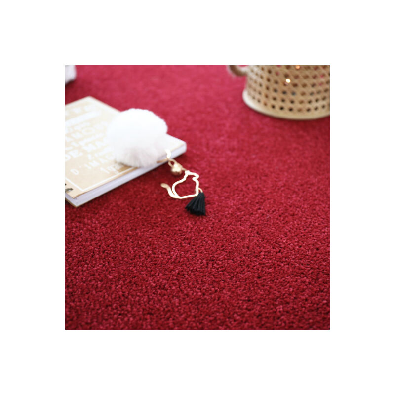 Décoweb - Moquette - Manège - Rouge - Rouleau de 4m x 1m