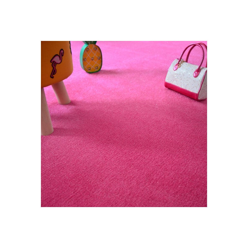 Décoweb - Moquette Pailletée - Flash - Rose - Rouleau de 4m x 3m