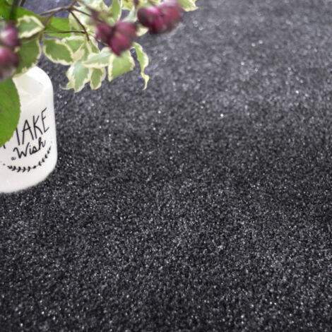 Moquette Paillettes - Star - Noir - Rouleau de 4m x 3m