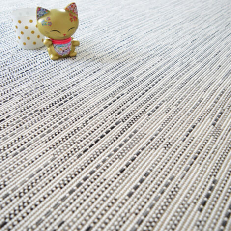 Moquette Tissé plat - Bornéo - Blanc - Rouleau de 4m x 3m
