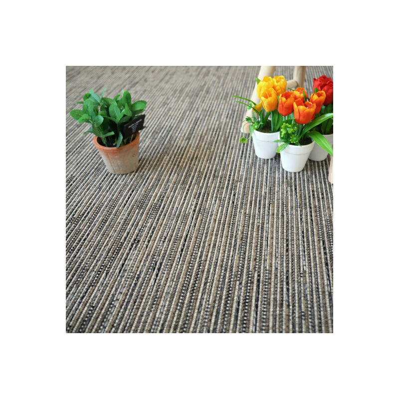 Moquette Tissé plat - Bornéo - Silver - Rouleau de 4m x 1m