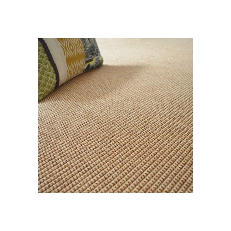 Décoweb - Moquette Tissé plat - Lombok - Naturel - Rouleau de 4m x 1m