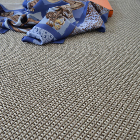Moquette Tissé plat - Lombok - Silver - Rouleau de 4m x 3m