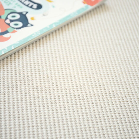 Moquette Tissé plat - Mahé - Blanc - Rouleau de 4m x 1m