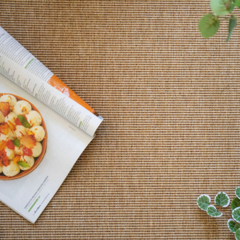 Décoweb - Moquette Tissé plat - Mahé - Naturel - Rouleau de 4m x 1m