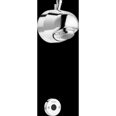 MORA tronic Compact Duschkopf WMS, f. vorgemischtes Wasser, Anschluss von oben Batterieb.
