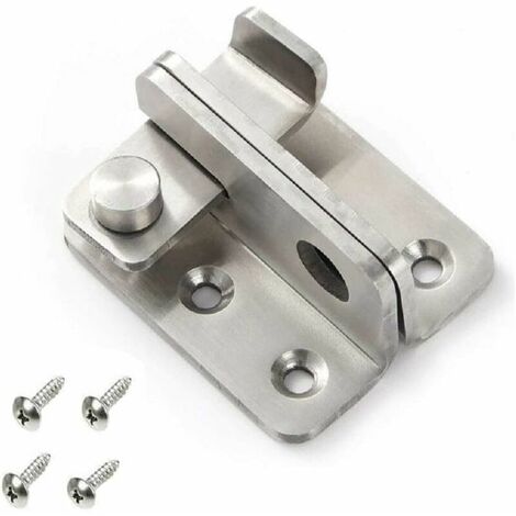 Moraillon Porte Cadenas Petite Antivol Loquet,Acier Inoxydable Cadenas Verrou à Bascule Verrous de Porte de sécurité,Gauche Ouvert