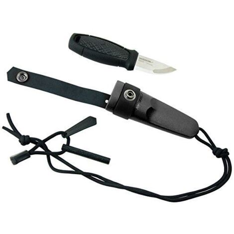 Morakniv Eldris couteau noir lame acier inoxydable