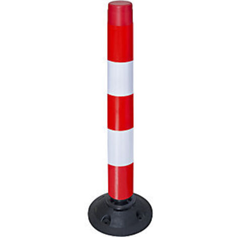 MORAVIA LeitPin - Modell 100-TL, Höhe 1000 mm - rot-weiß reflektierend