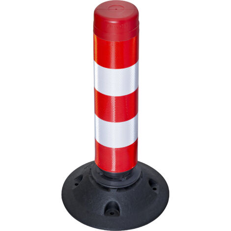 Moravia, Potelet de signalisation, hauteur 460 mm, rouge /