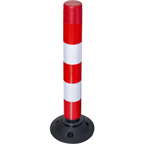 Moravia, Potelet de signalisation, hauteur 760 mm, rouge /