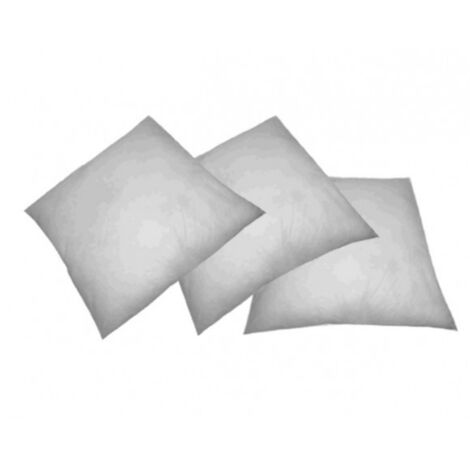 Morbiflex Cuscino Decorativo in Cotone Bianco 40x40 cm Sottovuoto