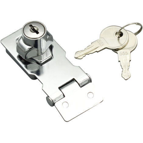 Morceau d'anse à clé pour cadenas en acier inoxydable pour portes et tiroirs d'armoires et serrures avec (2.5 et 3.1)