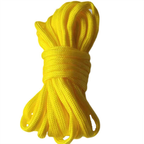 Morceau de corde de secours en extérieur, corde de parachute à 7 brins, corde d'alpinisme, corde tressée pour le camping et l'escalade