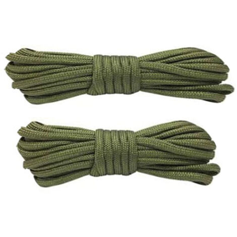 Morceau de corde de secours en extérieur, corde de parachute à 7 brins, corde d'alpinisme, corde tressée pour le camping et l'escalade