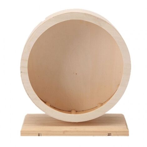 Morceau de roue en bois pour hamsters