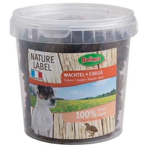 Morceau de viande de caille - friandises pour chiens Nature Label Désignation : Morceau de viande de caille BUBIMEX 97484