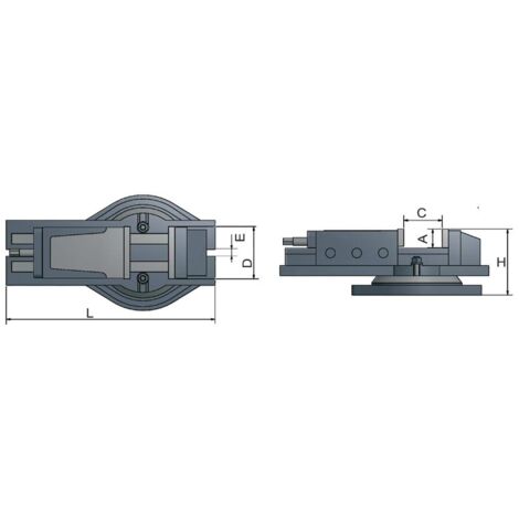 Mordaza hidráulica HMS 100 OPTIMUM                 HMS 125