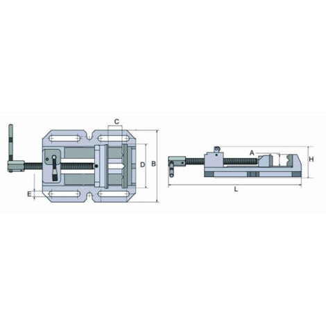 Mordaza industrial BSI-Q                 BSI-Q100
