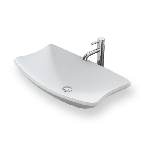 MOREA - LAVABO DE ENCIMERA RECTANGULAR - Lavabo