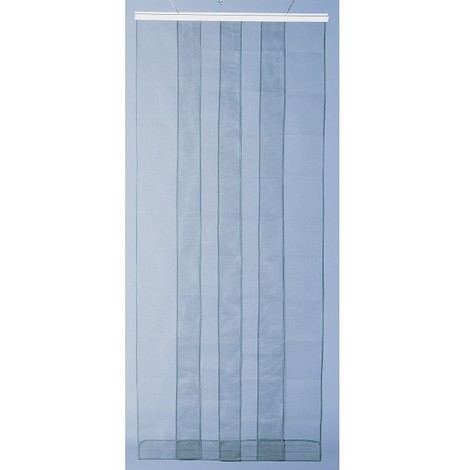 Rideau de porte moustiquaire Arles - 160 x 220 cm - Morel - Gris