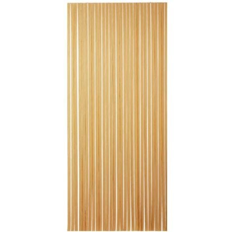 MOREL - Rideau de porte Tahiti PVC 90x200 cm - brun, beige