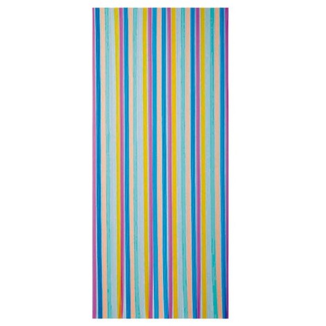 MOREL - Rideau de porte Tahiti PVC 90x200 cm - multicolore