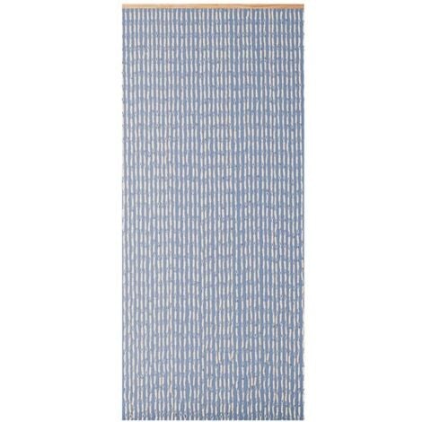 MOREL - Rideau portière midi torsade palme 90x200