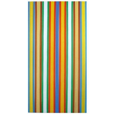 MOREL - Rideau portière polyet.antill.arc/ciel 90x220