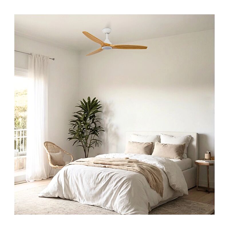 Ventyly - morelos m Ventilateur avec lumière blanc Ø132