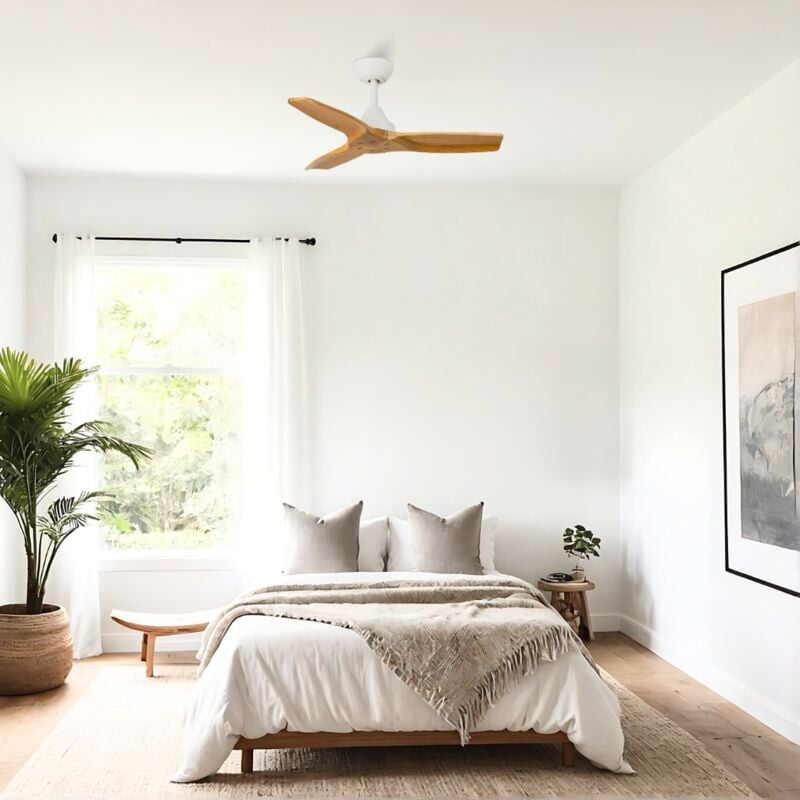 Ventyly - morelos mini Ventilateur blanc sans lumière Ø91