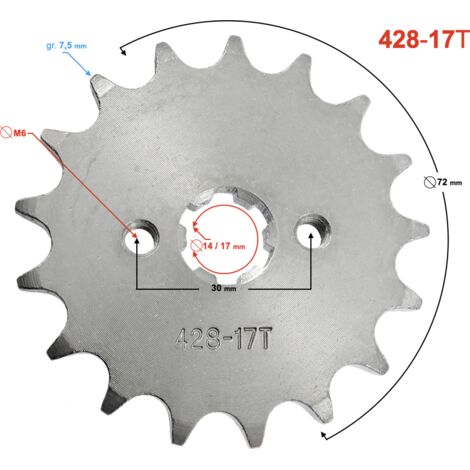 Moretti 17/428 Ausgangskettenrad