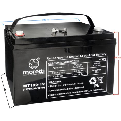 Moretti UPS MT100-12 Batterie