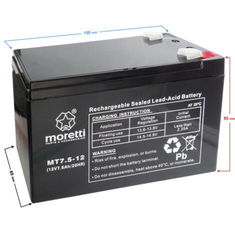 Moretti UPS MT7.5-12 Batterie
