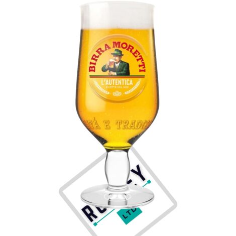 Moretti - Verre à bière 56 cl - Modèle officiel Roxley