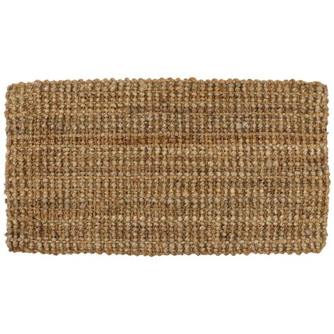 Moris Hand Spun Boucle Coir Jute Doormat, 40x70cm