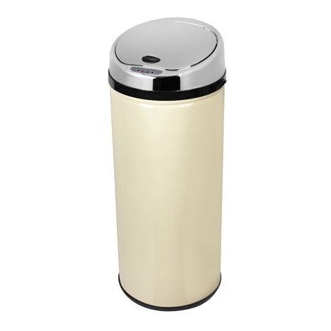 Pattumiera rotonda 30L Nero