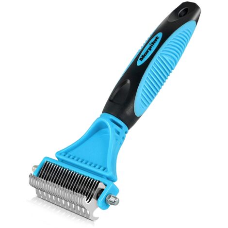 Morpilot Spazzola per Cani, Spazzola Cane Pelo Lungo, Corto, Medio, Toelettatura Professionale, Pettine Cane e Gatto per Rimuovere Peli Superflui e Sbrogliare Nodi, Riduce del 90%