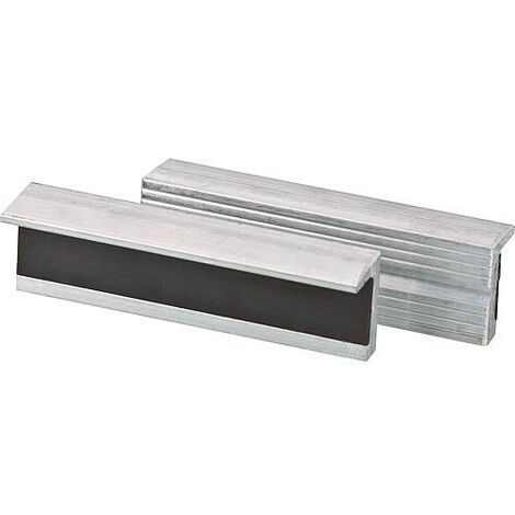 Mors d'etau magnetique en aluminium Epaisseur de la tete 120 mm 1 paire