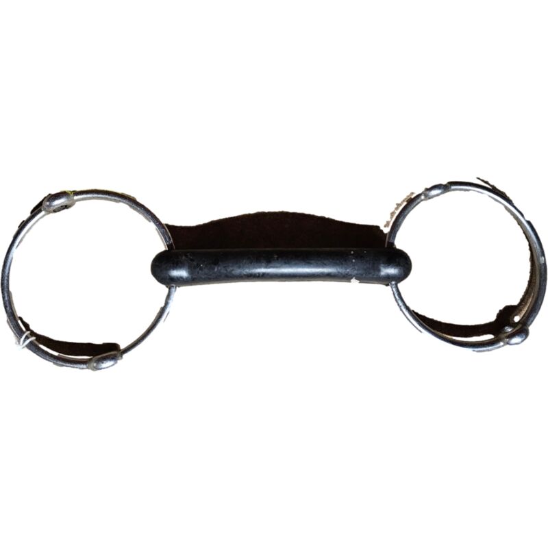 Mors Releveur Droit en Caoutchouc pour Cheval Confort Optimal