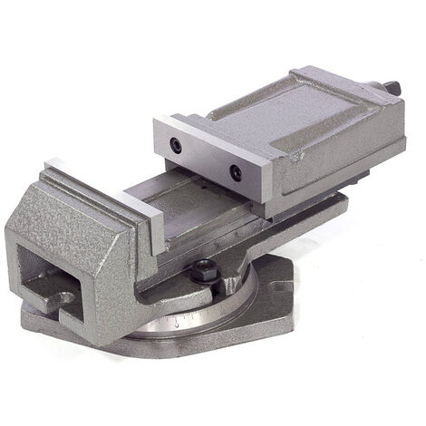 Morsa a macchina SOGI Y166/100 100x35 mm con tavola girevole per fresatrici - apertura 75 mm