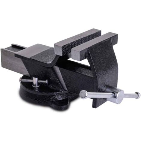 Morsa Banco 80mm Apertura 90mm Base Girevole 360 Acciaio Scheppach asv360-80